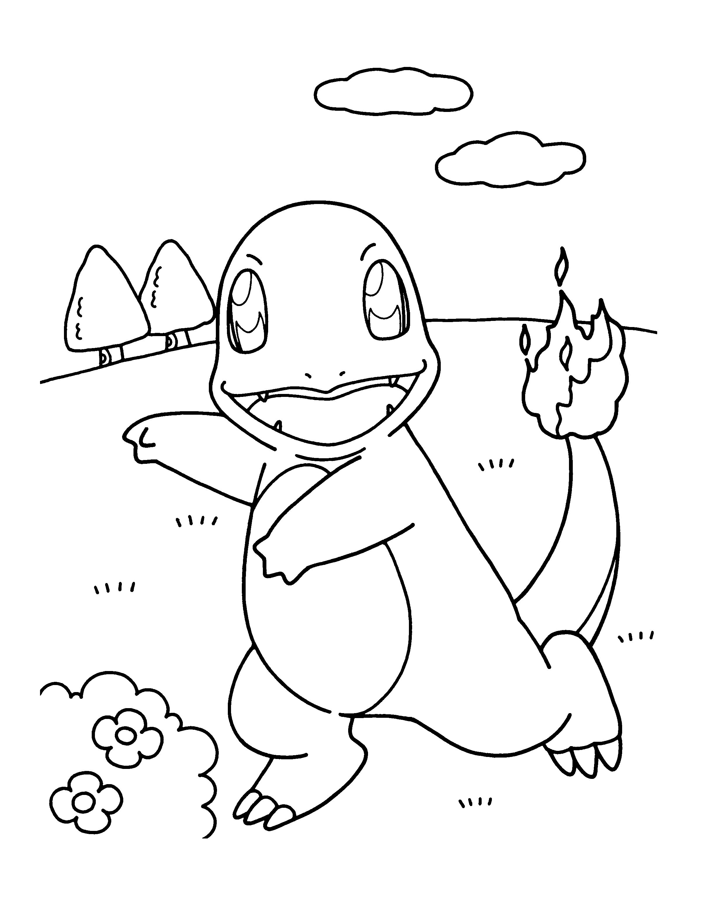 Free printable pokemon coloring pages: 37 pics - HOW-TO-DRAW in 1 minute