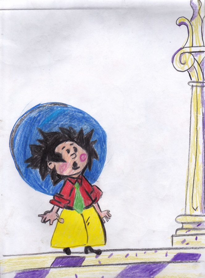 a little boy from a fairy tale сhildren drawing (7)