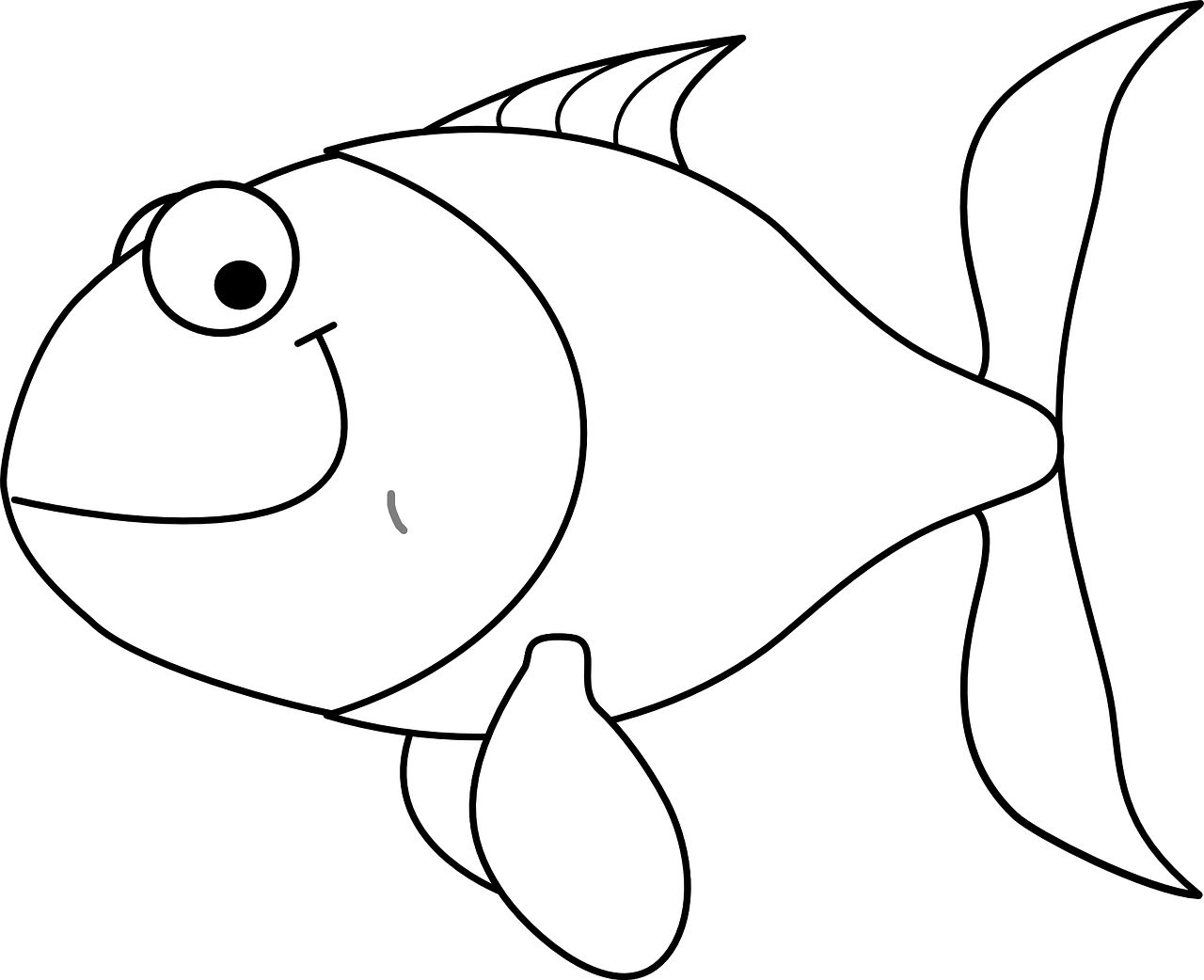 Fish coloring pages free for kids 7
