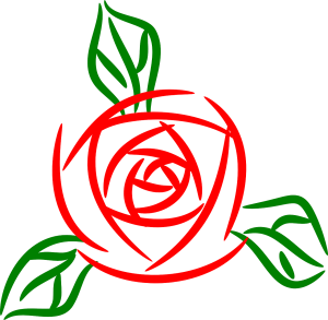 How draw a simple rose: 11 very simple examples