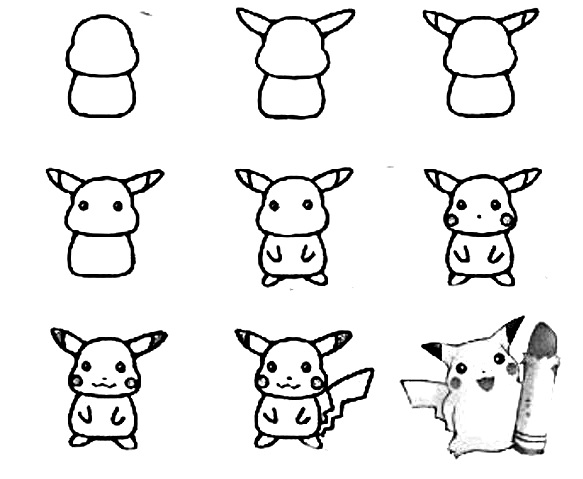 how to draw pokemon 1