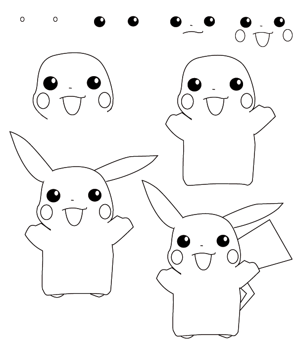 how to draw pokemon 3