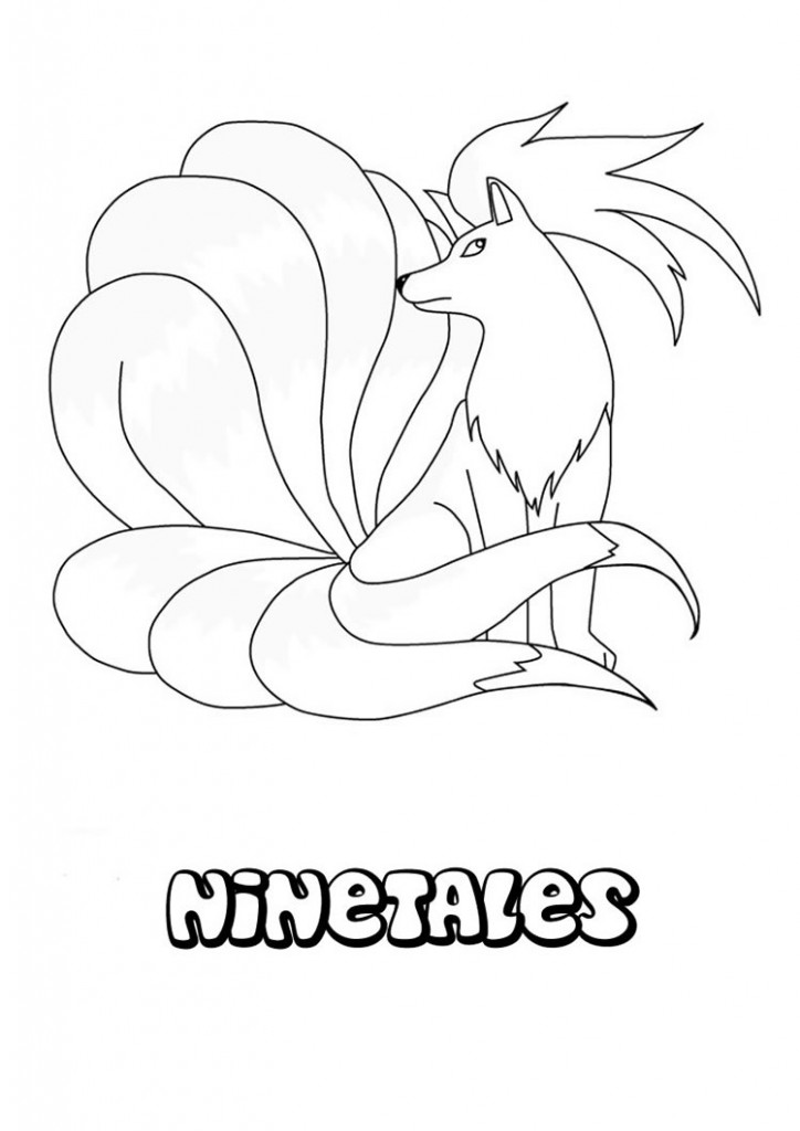 ninetales-coloring-pages-Ninetales