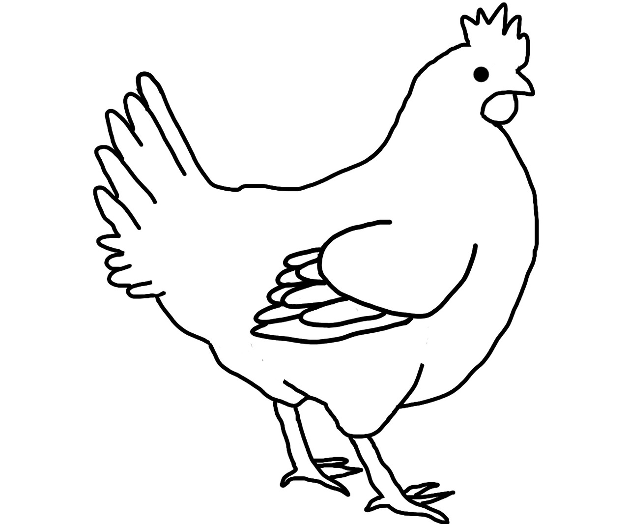 How to draw a cock: free printable cock stencils 5
