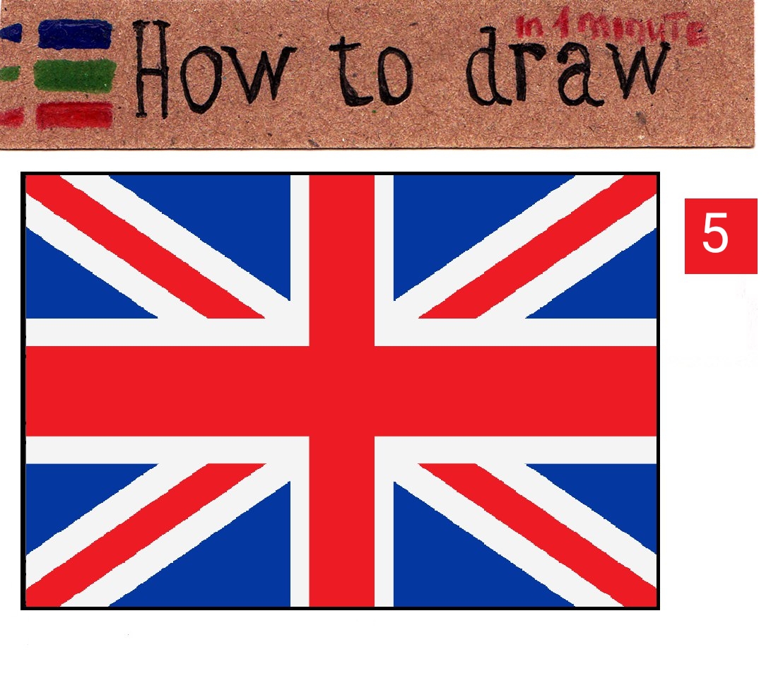 How to draw the UK flag