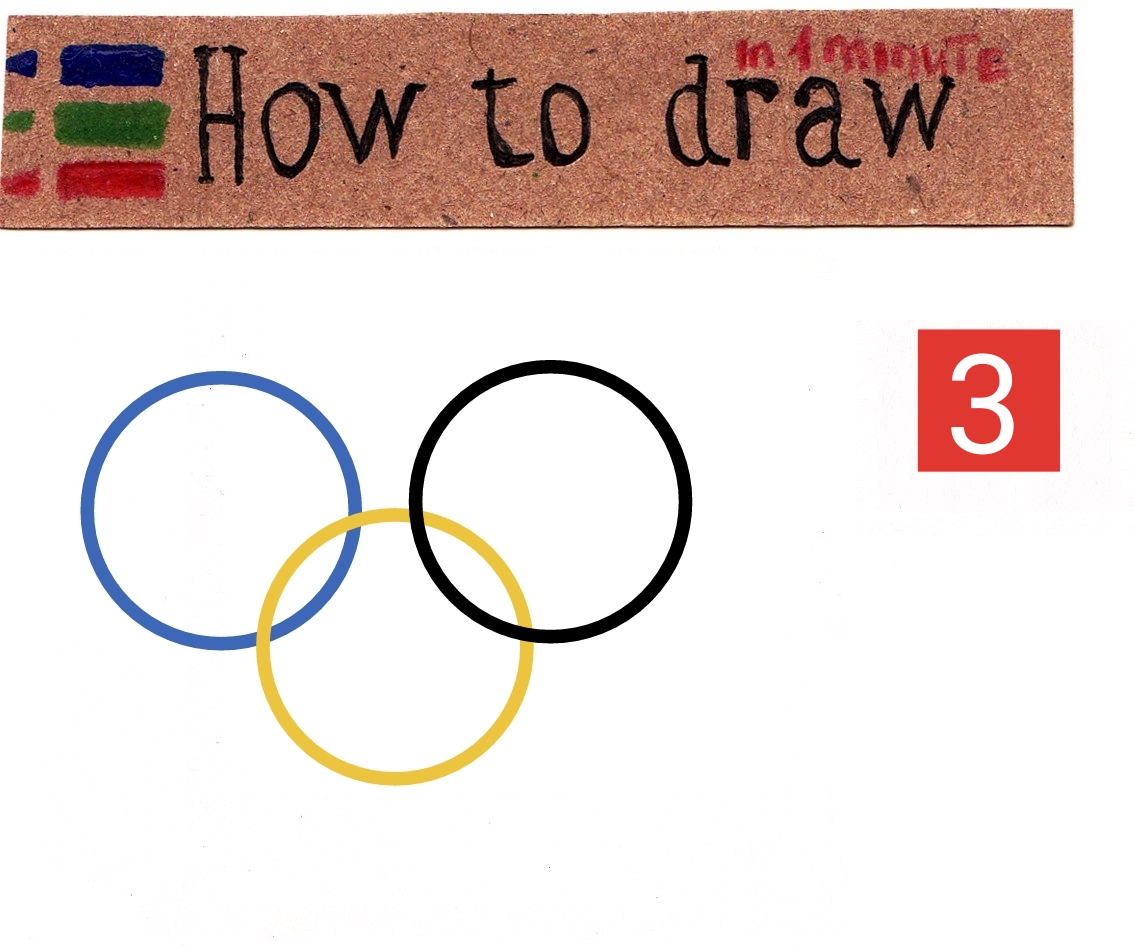 How to draw the 2020 Summer Olympics emblem