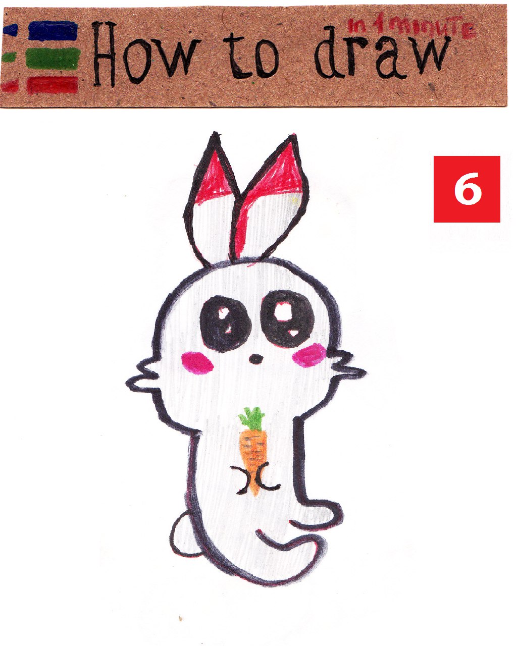 How to draw cute pokemon Scorbunny step by step