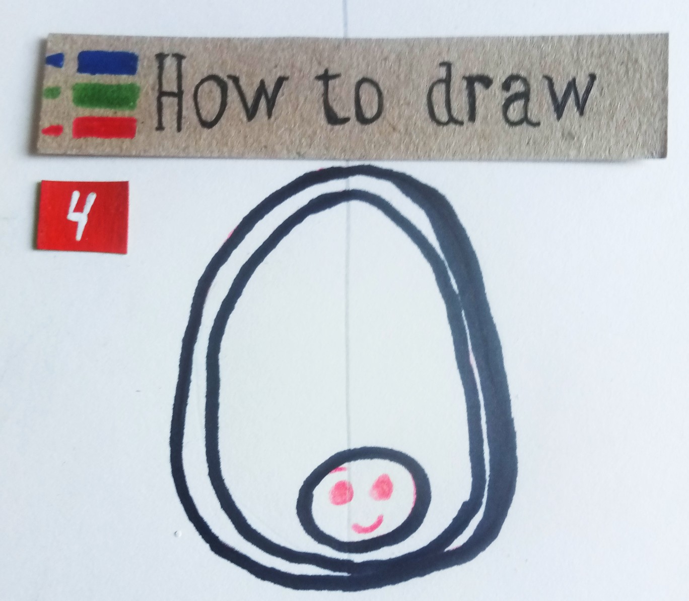 How to draw an avocado