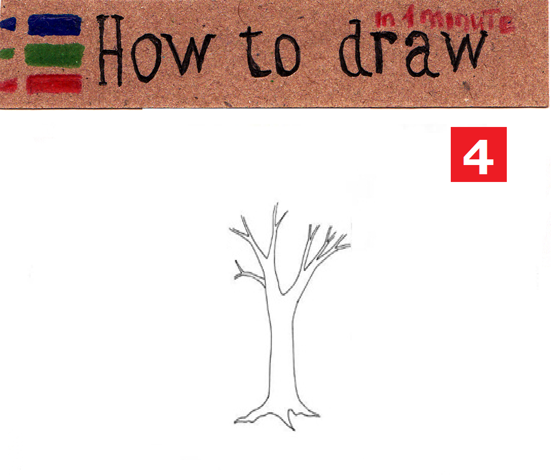 How to draw a tree: easy lesson part 1