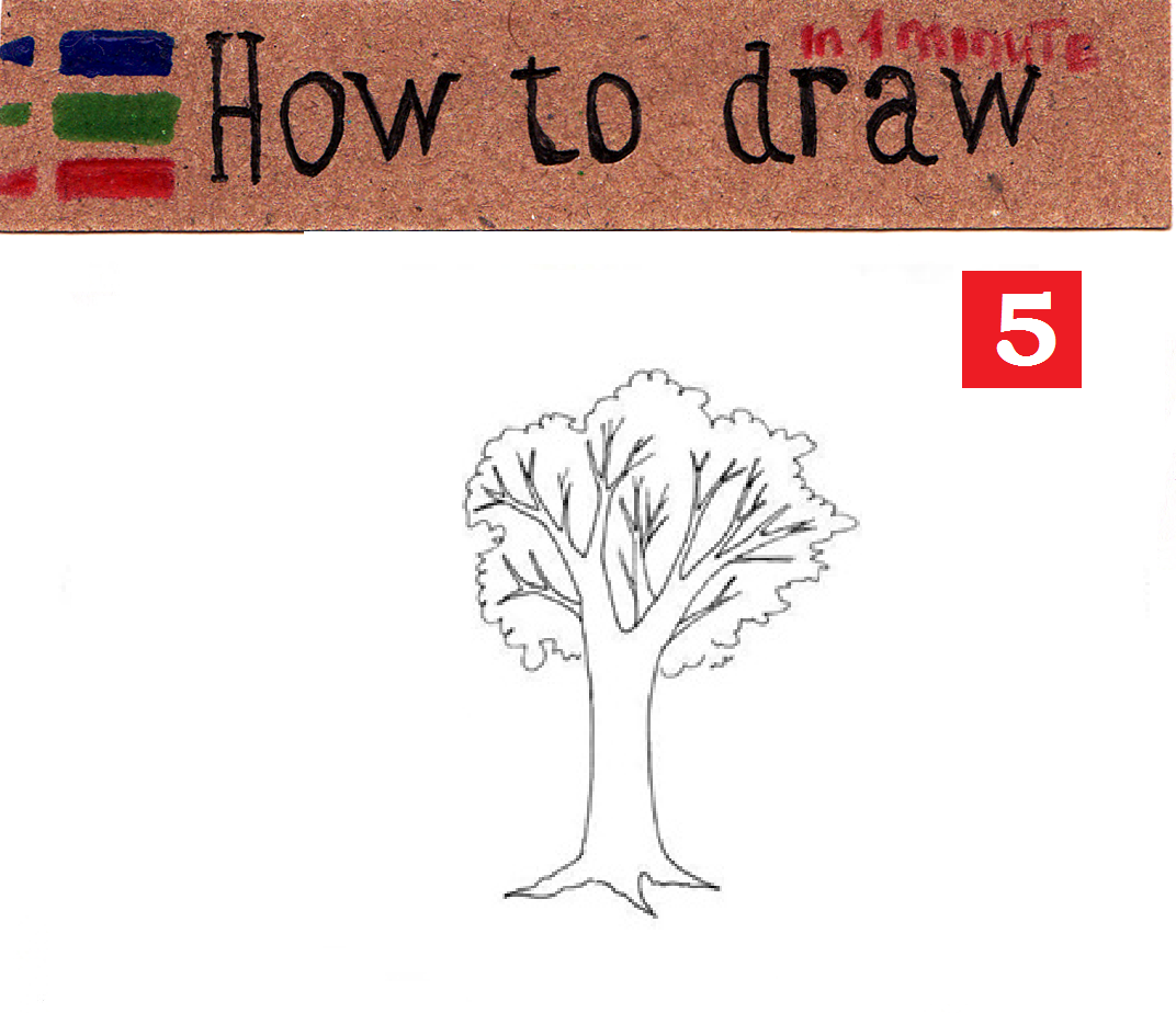 How to draw a tree: easy lesson part 1